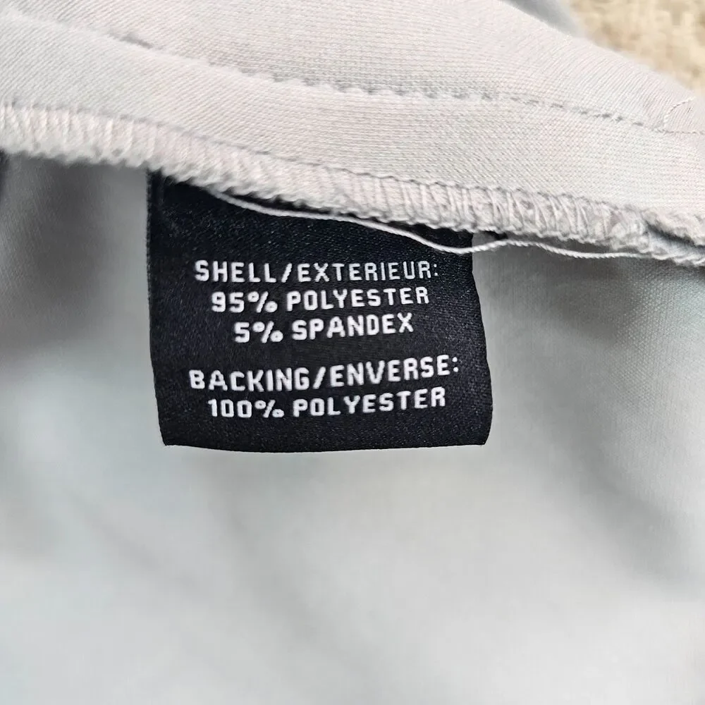 Bagatelle Light Gray Faux Suede Shacket Jacket Large Minimalist Chic - Picture 8 of 12